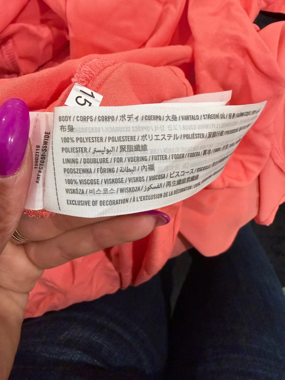 🔥Abercrombie & Fitch Women’s Flutter Dress in Coral Pink Size S EC🔥